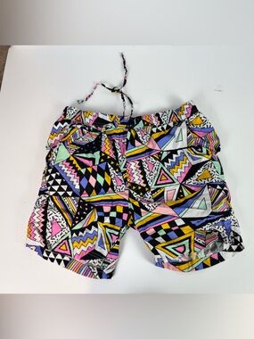 Super Massive Shorts Mens large Retro 90s Style Geometric